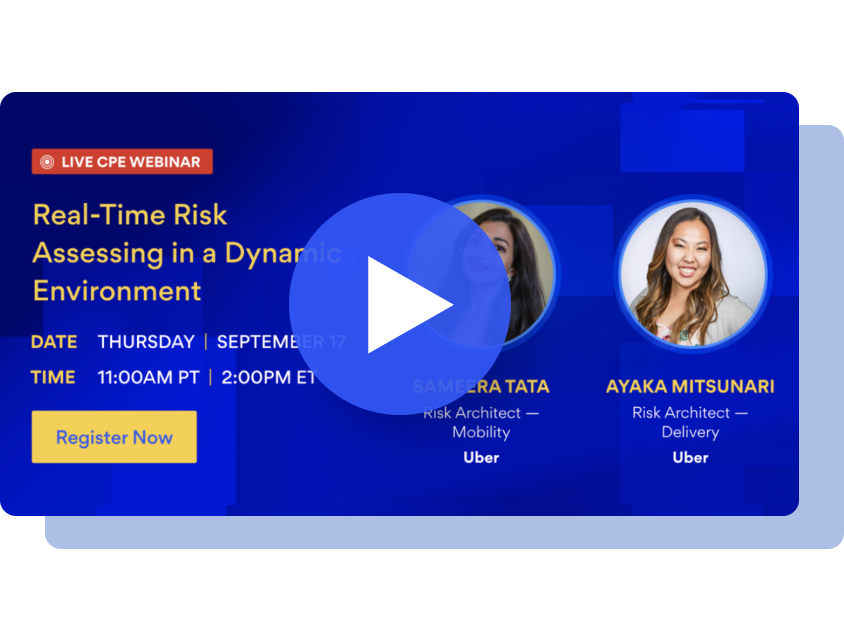 How Uber Manages Real-Time Risk Assessing in a Dynamic Environment