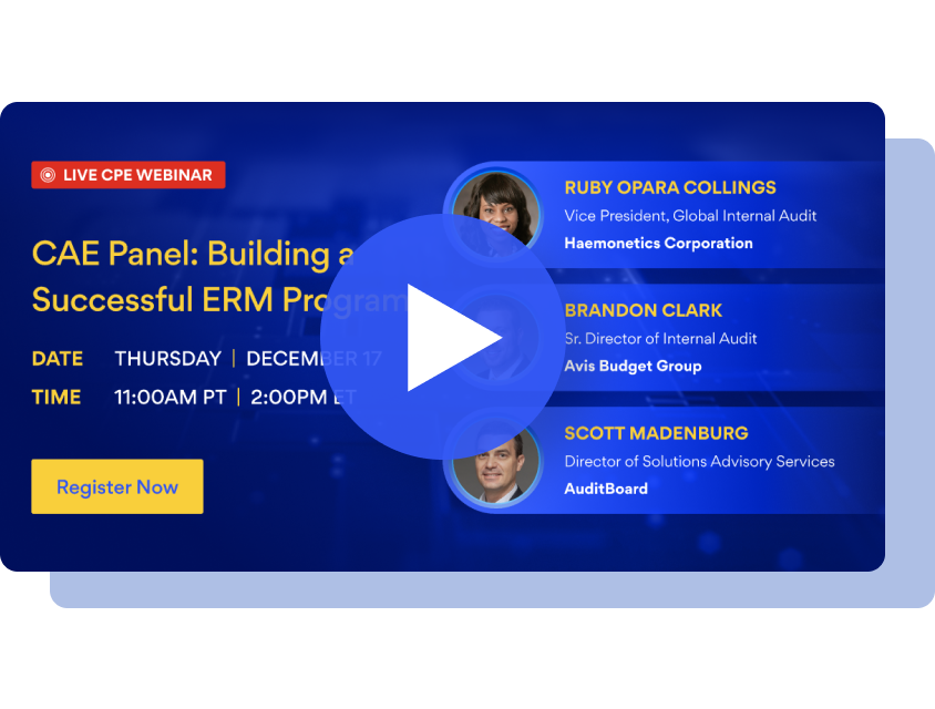 CAE Panel: Building a Successful ERM Program